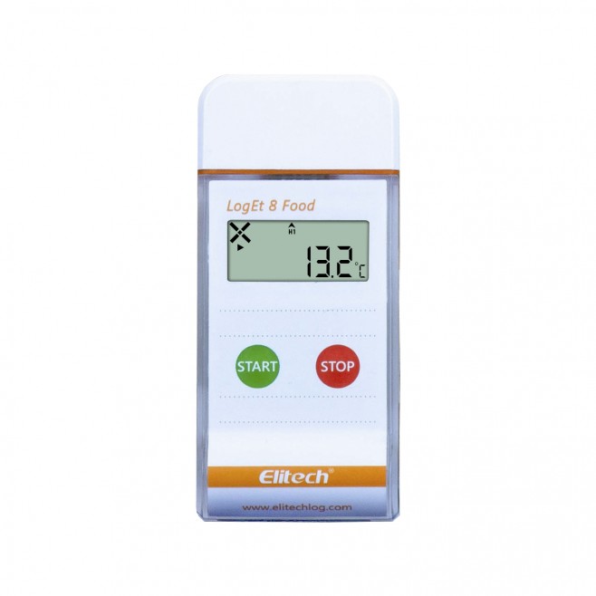 DATALOGGER TEMPERATURA (-30 A 70ºC) USO ÚNICO/DESCARTÁVEL 16000 LEITURAS CONEXÃO USB DIRETA -  LOGET 8 - INSTRUFIBER