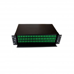 DIO RACK - DISTRIBUIDOR ÓPTICO DE 72FO MONTADO COM PIGTAIL MONOMODO - SC/APC - INSTRUFIBER