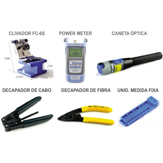 EQUIPAMENTO PARA CONECTORIZAÇÃO FTTH - INSTRUFIBER