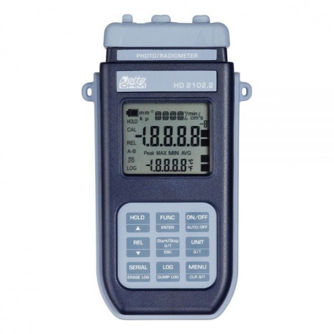 Foto-Radiômetro Digital Portátil DataLogger – HD2102.1 / HD2102.2 - InstruFiber