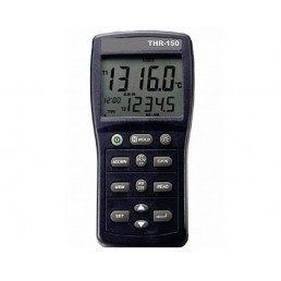 TERMÔMETRO DIGITAL PORTÁTIL TIPO K, J, E, T, R, S, N COM DATALOGGER E RS-232 THR-150 - INSTRUFIBER