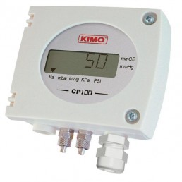 Transmissor De Pressão Diferencial -500 +1000Pa, CP-101-AO- KIMO - InstruFiber