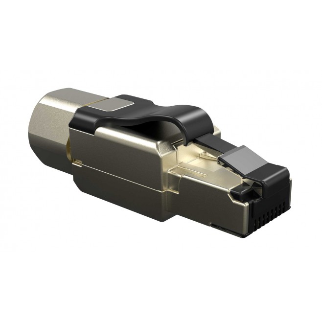 CONECTOR RJ45 MACHO DE CAMPO CAT.6 INDUSTRIAL BLINDADO - instruFiber