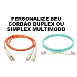 CORDÃO ÓPTICO DUPLEX CONECTORIZADO - INSTRUFIBER