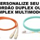 CORDÃO ÓPTICO DUPLEX CONECTORIZADO - INSTRUFIBER