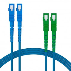  CORDÃO ÓPTICO DUPLEX MONOMODO 9/125µ SC-APC/SC-PC 2,5 metros - InstruFiber