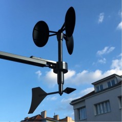 ANEMÔMETRO SENSOR CONJUGADO DE VELOCIDADE E DIREÇÃO DO VENTO COMPACTO Modelo Meteowind C - MARCA BARANI - INSTRUFIBER