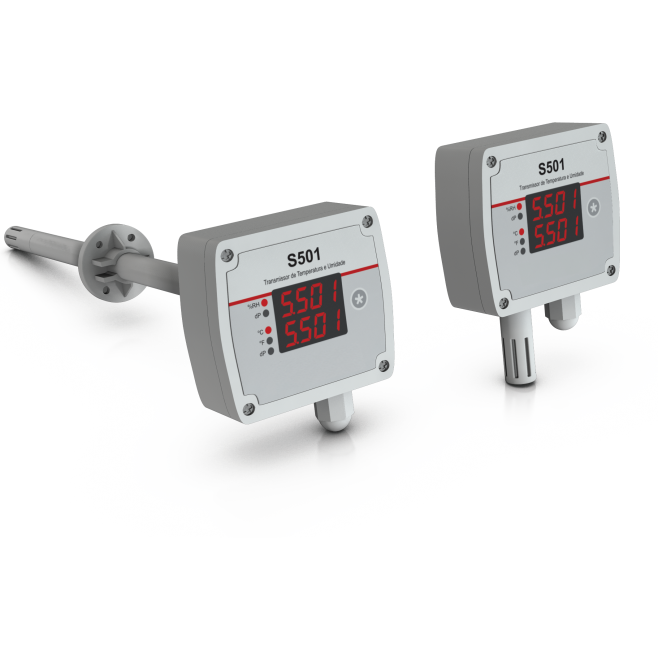 TRANSMISSOR DE UMIDADE E TEMPERATURA IF-S501 - INSTRUFIBER