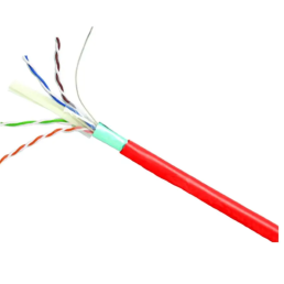 CABO F/FTP CAT6A 23AWG LSZH BLINDADO VERMELHO 305M AMP  COMMSCOPE - INSTRUFIBER