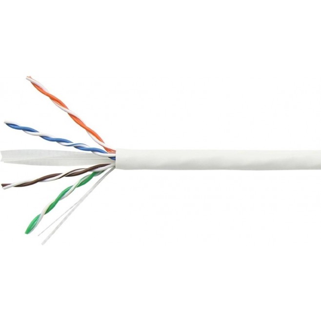 Cabo de Rede CAT6 Branco LSZH - INSTRUFIBER