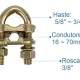 Grampo para Haste de Aterramento GTDU 5/8"~3/4" - INSTRUFIBER Grampo para Haste de Aterramento GTDU 5/8"~3/4" - INSTRUFIBER