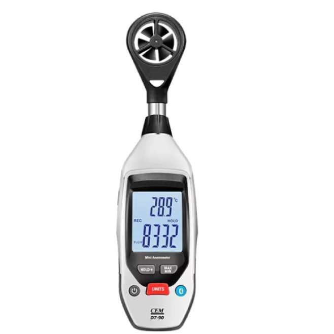 Termo Anemômetro com Bluetooth - DT90 - INSTRUFIBER