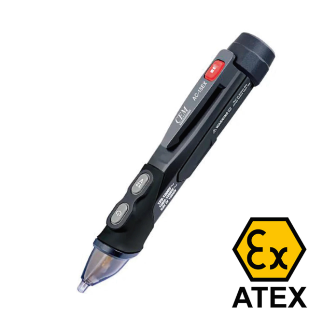 Detector De Tensão ATEX IP67 12v A 1000v - AC15Ex - CEM - INSTRUFIBER