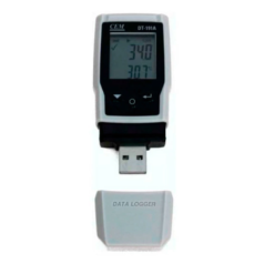 Data Logger Termo Higrômetro com LCD -30°C a 60°C - DT191A - CEM - INSTRUFIBER