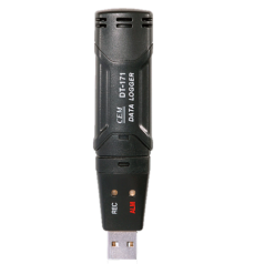 Data Logger de Temperatura e Umidade USB -40°C a +70°C - DT171 - CEM - INSTRUFIBER