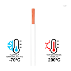 Cabo Flexível Alta / Baixa Temperatura 