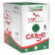 CABO DE REDE UTP CAT5E 24AWG CMX BRANCO 305M CONDUTTI - INSTRUFIBER