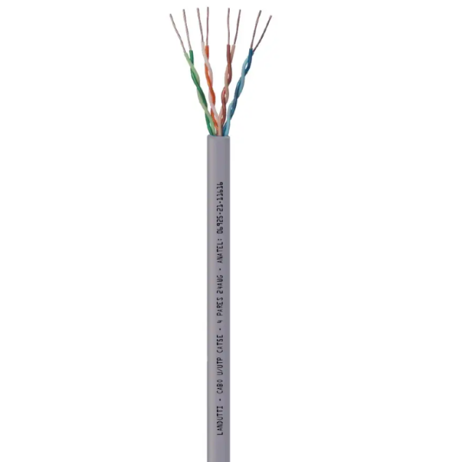CABO DE REDE UTP CAT5E 24AWG CMX CINZA 305M CONDUTTI - INSTRUFIBER