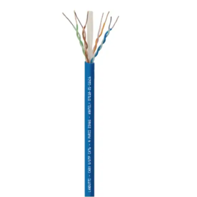 CABO LANDUTTI UTP CAT6 LSZH-3 4 PARES 24AWG 305M AZUL  CONDUTTI - INSTRUFIBER