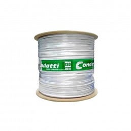 CABO COAXIAL RF 0.4X2.5 67% MALHA 300M BRANCO - INSTRUFIBER