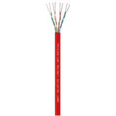 CABO DE REDE UTP CAT5E 24AWG CMX VERMELHO 305M CONDUTTI   - INSTRUFIBER 