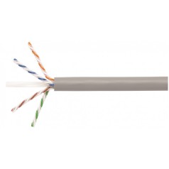 Cabo de Rede Cat.6 UTP 4PX24AWG CM Cinza (Caixa com 305 metros) - INSTRUFIBER