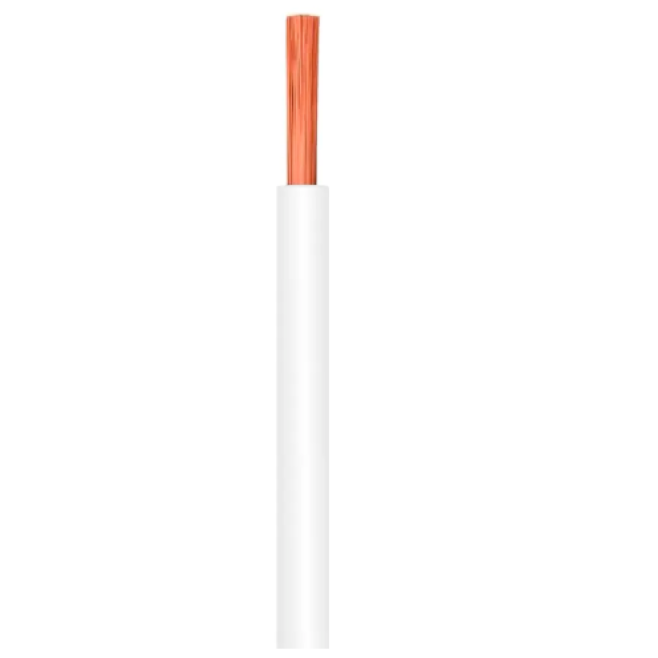 Cabo Flexível 750V Atox 6mm Branco 100 Metros - INSTRUFIBER