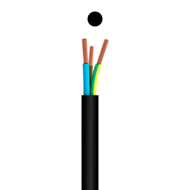Cabo PP 3X0,75mm 500V (VENDA POR METRO) - INSTRUFIBER