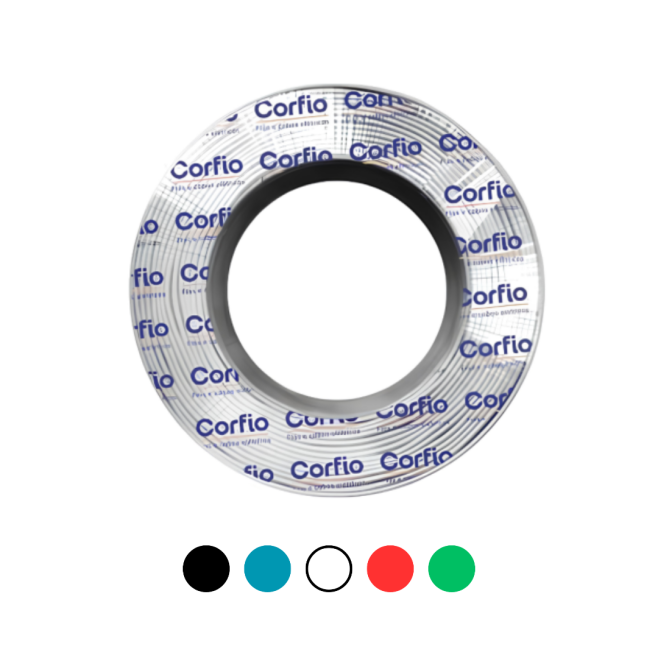 Cabo Flexível HEPR 90°C 0,6/1kV 1,5mm² (Rolo de 100 metros) - INSTRUFIBER