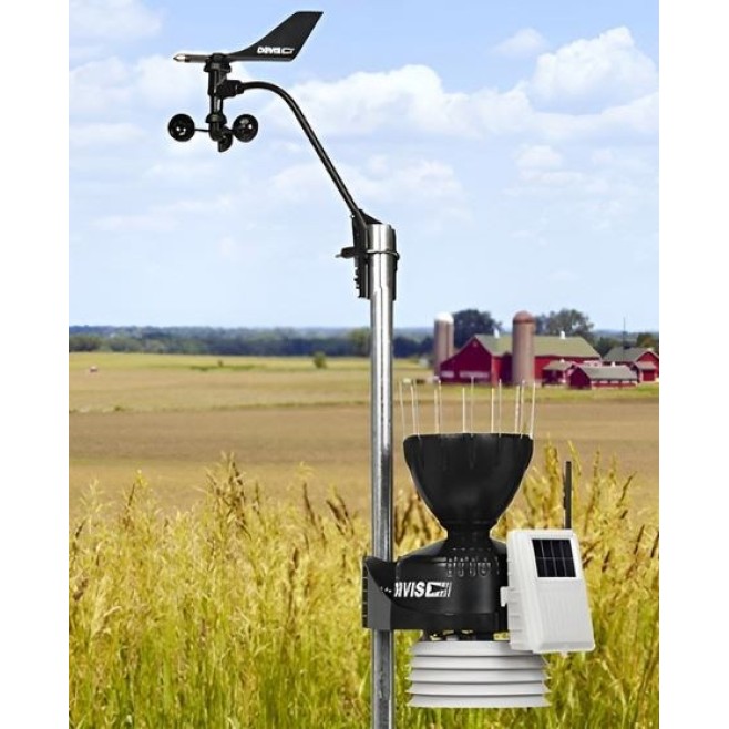 Estação Meteorológica Davis - Vantage PRO2 (WiFi) - Rad. Solar - INSTRUFIBER