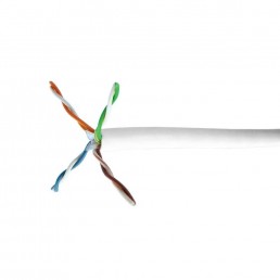 Cabo de Rede CAT6 Branco 4PX23AWG UTP - INSTRUFIBER