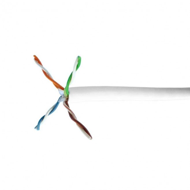 Cabo de Rede CAT6 Branco 4PX23AWG UTP - INSTRUFIBER