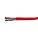 Cabo de Rede Cat6 Vermelho UTP Gigabit - INSTRUFIBER