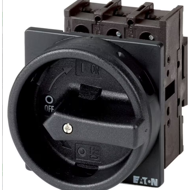 CHAVE SECCIONADORA TRIPOLAR + NEUTRO 32A 1NA + 1NF MANOPLA PRETA / MONTAGEM EMBUTIDA P1-32/EA/SVB-SW/N/HI11 EATON - INSTRUFIBER 
