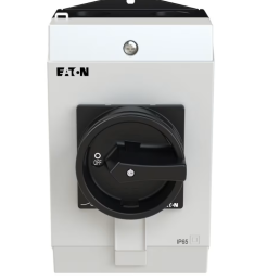 CHAVE SECCIONADORA TRIPOLAR 32A 1NA + 1NF MANOPLA PRETA / MONTADA EM CAIXA IP65 P1-32/I2H/SVB-SW/HI11 EATON - INSTRUFIBER