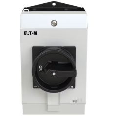 CHAVE SECCIONADORA TRIPOLAR 25A MANOPLA PRETA / MONTADA EM CAIXA IP65 P1-25/I2 EATON - INSTRUFIBER