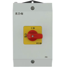 CHAVE SECCIONADORA DE EMERGENCIA TRIPOLAR 25A / MONTADA EM CAIXA IP65 P1-25/I2-RT EATON - INSTRUFIBER