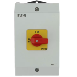 CHAVE SECCIONADORA DE EMERGENCIA TRIPOLAR 25A / MONTADA EM CAIXA IP65 P1-25/I2-RT EATON - INSTRUFIBER