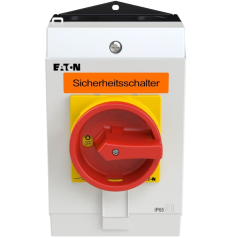 CHAVE SECCIONADORA DE EMERGENCIA TRIPOLAR 25A / MONTADA EM CAIXA IP65 P1-25/I2-SI EATON - INSTRUFIBER