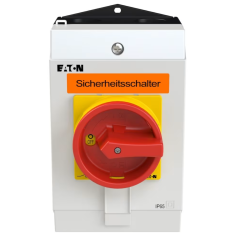 CHAVE SECCIONADORA DE EMERGENCIA TRIPOLAR 25A 1NA + 1NF / MONTADA EM CAIXA IP65 P1-25/I2-SI/HI11 EATON - INSTRUFIBER