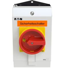 CHAVE SECCIONADORA DE EMERGENCIA TRIPOLAR + NEUTRO 32A / MONTADA EM CAIXA IP65 P1-32/I2-SI/N EATON - INSTRUFIBER