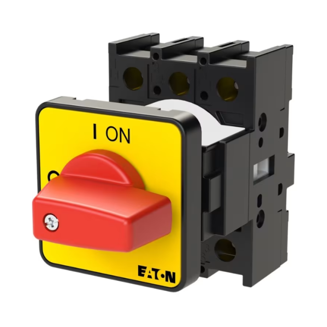 CHAVE SECCIONADORA DE EMERGENCIA TRIPOLAR 32A / MONTAGEM EMBUTIDA P1-32/E-RT EATON - INSTRUFIBER
