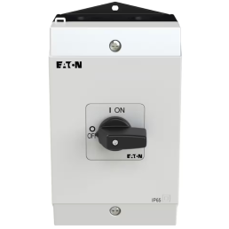 CHAVE SECCIONADORA TRIPOLAR 32A 1NA + 1NF MANOPLA PRETA / MONTADA EM CAIXA IP65 P1-32/I2H/HI11 EATON - INSTRUFIBER 