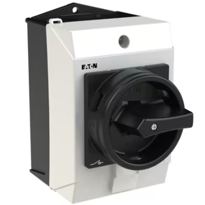 CHAVE SECCIONADORA DE EMERGENCIA TRIPOLAR 25A / MONTADA EM CAIXA IP65 P1-25/I1/SVB EATON - INSTRUFIBER