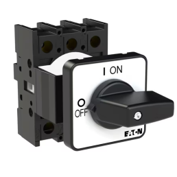 CHAVE SECCIONADORA TRIPOLAR 25A MANOPLA PRETA COM FURO 22MM / MONTAGEM CENTRAL P1-25/EZ EATON - INSTRUFIBER