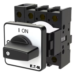 CHAVE SECCIONADORA TRIPOLAR + NEUTRO 25A MANOPLA PRETA COM FURO 22MM / MONTAGEM CENTRAL P1-25/EZ/N EATON - INSTRUFIBER