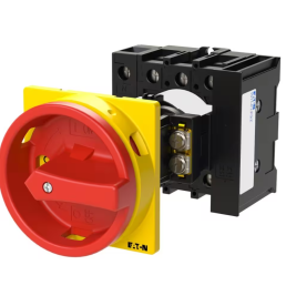 CHAVE SECCIONADORA DE EMERGENCIA TRIPOLAR + NEUTRO 25A 1NA + 1NF / MONTADA EM TRASEIRA P1-25/V/SVB/N/HI11 EATON - INSTRUFIBER