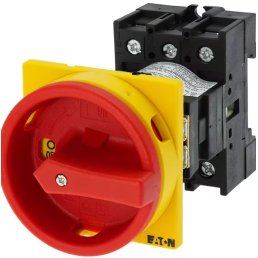CHAVE SECCIONADORA DE EMERGENCIA TRIPOLAR 25A / MONTADA EM TRASEIRA P1-25/V/SVB EATON - INSTRUFIBER
