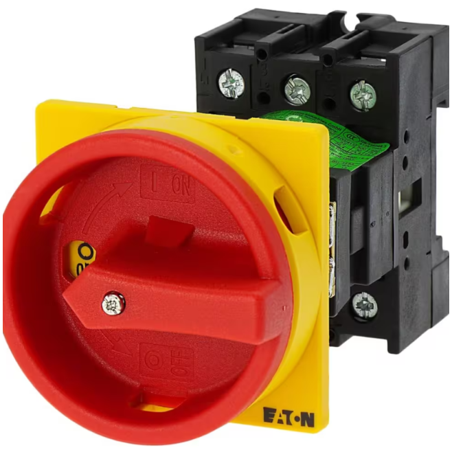 CHAVE SECCIONADORA DE EMERGENCIA TRIPOLAR 32A / MONTADA EM TRASEIRA P1-32/V/SVB EATON - INSTRUFIBER