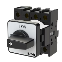 CHAVE SECCIONADORA TRIPOLAR + NEUTRO 25A MANOPLA PRETA / MONTAGEM EMBUTIDA P1-25/E/N EATON - INSTRUFIBER